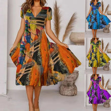 Load image into Gallery viewer, Envío gratis🔥Vestido bohemio de manga corta - España