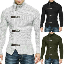 Load image into Gallery viewer, Men's Round Neck Sweater Casual Knitted Sweater