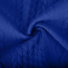 Load image into Gallery viewer, Casual Jacket For Women Fall Winter V-Neck Solid Color Cable Knitted Coat Zipper Long Sleeve Loose Sweatshirt