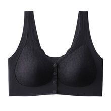 Load image into Gallery viewer, Front Button Push up Large Size Lace Beautiful Back No Wire Bra