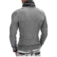 Load image into Gallery viewer, Men Winter Casual Vintage Style Sweater Wool Turtleneck Cotton Pullovers Sweaters