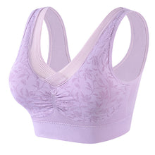 Load image into Gallery viewer, Women's cotton breathable plus size vest style bra