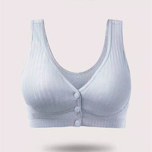 Load image into Gallery viewer, Cotton Breathable Plus Size Front Button Bra