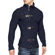 Load image into Gallery viewer, Men's Round Neck Sweater Casual Knitted Sweater