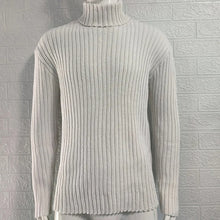 Load image into Gallery viewer, Mens Sweaters Turtleneck Cable Knitted Pullover