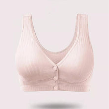 Load image into Gallery viewer, Cotton Breathable Plus Size Front Button Bra