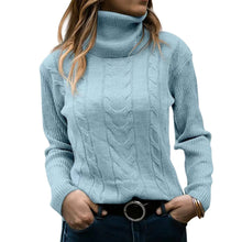 Load image into Gallery viewer, Women's Turtleneck Sweaters 2024 Fashion Long Sleeve Pullover