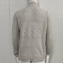 Load image into Gallery viewer, Men's Round Neck Sweater Casual Knitted Sweater