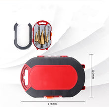 Load image into Gallery viewer, Juego de brocas escalonadas de sierra de 6 piezas, herramienta de corte de escariado de orificios - España