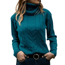 Load image into Gallery viewer, Women's Turtleneck Sweaters 2024 Fashion Long Sleeve Pullover