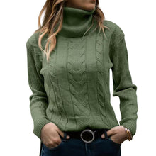 Load image into Gallery viewer, Women's Turtleneck Sweaters 2024 Fashion Long Sleeve Pullover