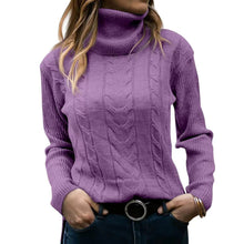 Load image into Gallery viewer, Women's Turtleneck Sweaters 2024 Fashion Long Sleeve Pullover