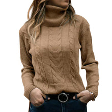 Load image into Gallery viewer, Women's Turtleneck Sweaters 2024 Fashion Long Sleeve Pullover