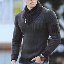 Load image into Gallery viewer, Men Turtleneck Winter Warm Cotton Pullovers Sweaters