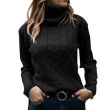Load image into Gallery viewer, Women's Turtleneck Sweaters 2024 Fashion Long Sleeve Pullover