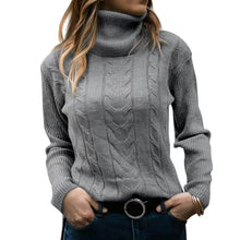 Load image into Gallery viewer, Women's Turtleneck Sweaters 2024 Fashion Long Sleeve Pullover