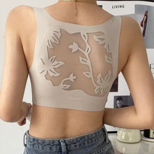 Load image into Gallery viewer, Women's Seamless Deep V Hollow Vest Bra