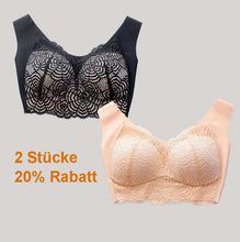 Load image into Gallery viewer, Der Stretch Full-Figure Seamless Spitzen-BH mit Ausschnitten