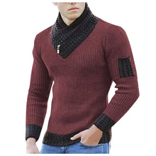 Load image into Gallery viewer, Men Turtleneck Winter Warm Cotton Pullovers Sweaters