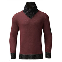 Load image into Gallery viewer, Men Turtleneck Winter Warm Cotton Pullovers Sweaters
