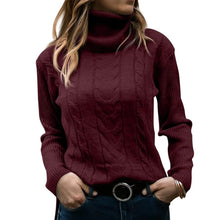 Load image into Gallery viewer, Women's Turtleneck Sweaters 2024 Fashion Long Sleeve Pullover
