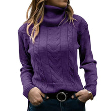 Load image into Gallery viewer, Women's Turtleneck Sweaters 2024 Fashion Long Sleeve Pullover