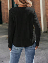 Load image into Gallery viewer, Women's Lace Long Sleeve Shirts Lightweight Fall Casual Crewneck Pullover T Shirt Tops