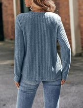 Load image into Gallery viewer, Women's Lace Long Sleeve Shirts Lightweight Fall Casual Crewneck Pullover T Shirt Tops