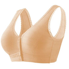 Load image into Gallery viewer, PLUS SIZE COTTON FRONT BUCKLE BRA