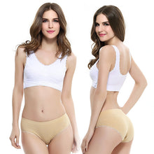 Load image into Gallery viewer, Women's Plus Size Lace Wide Straps Wireless Bra Front Closure Push Up Bras