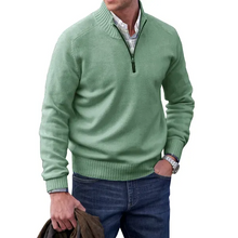 Load image into Gallery viewer, š„MEN'S CASHMERE ZIPPER BASIC SWEATERš„