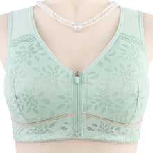 Load image into Gallery viewer, Plus Size Front Closure Wireless Bra Lace Women Underwear