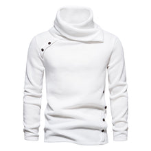 Load image into Gallery viewer, Men's Ribbed Knit Zipper Plain Stand Collar Pullover Sweater