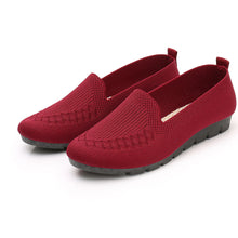 Load image into Gallery viewer, Fly-woven mesh shallow mouth breathable shoes