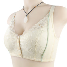 Load image into Gallery viewer, Women's lace front button shaped bra
