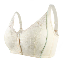 Load image into Gallery viewer, Women's lace front button shaped bra