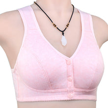 Load image into Gallery viewer, Ladies Cotton Tank Front Button Bra