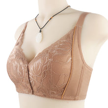 Load image into Gallery viewer, Women's lace front button shaped bra
