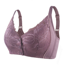 Load image into Gallery viewer, Women's lace front button shaped bra