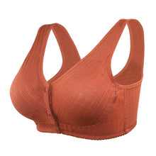 Load image into Gallery viewer, Women's wire-free front button tank top bra