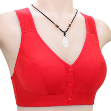 Load image into Gallery viewer, Ladies Cotton Tank Front Button Bra