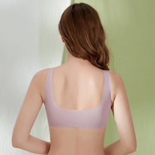 Load image into Gallery viewer, Women's Plus Size Lace Wide Straps Wireless Bra Front Closure Push Up Bras