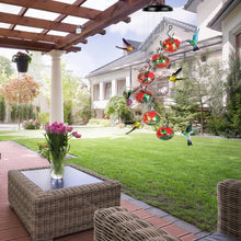Load image into Gallery viewer, Sherem Wind Chime Hummingbird Feeder