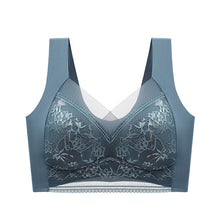 Load image into Gallery viewer, New lace wrap chest gather no steel ring bra