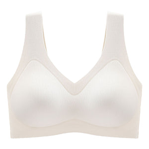 High Support Sports Bra Supportive V-Neck Wireless Sports Bras