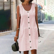 Load image into Gallery viewer, Envío gratis🔥Vestido sexy casual de cuello en U de color sólido para mujer - España Success - España
