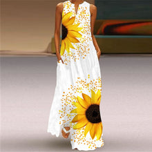 Load image into Gallery viewer, Vestido retro estampado en cuello V
