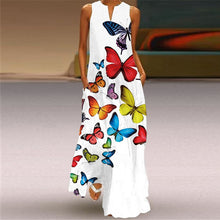 Load image into Gallery viewer, Vestido retro estampado en cuello V
