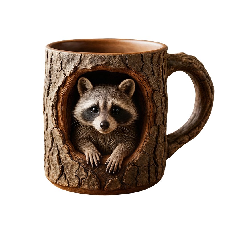 Graddi Handmade Tree Hollow Mug