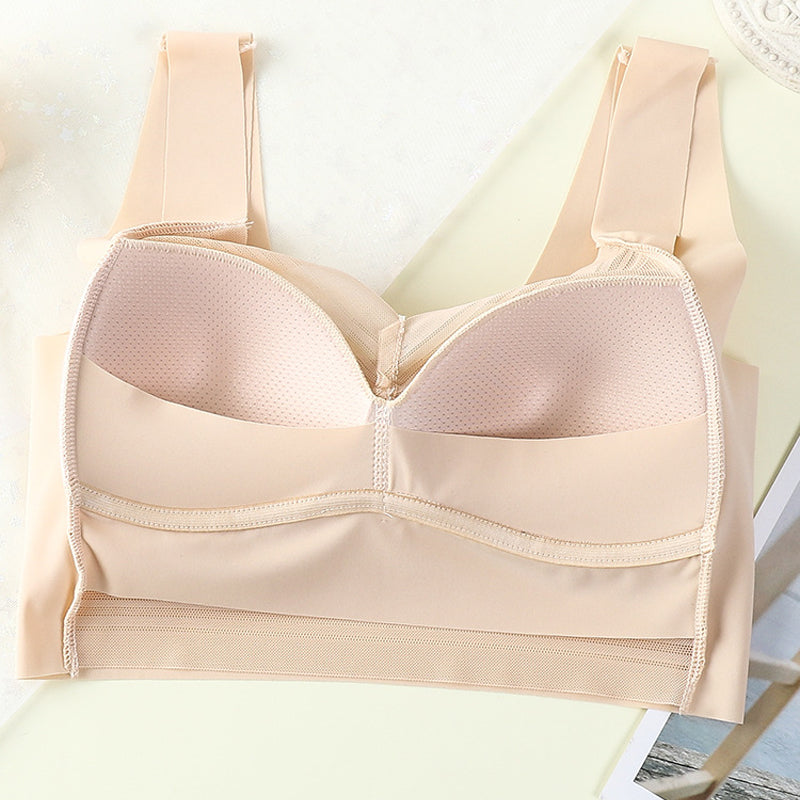 Women's Lace Wide Shoulder Strap Beautiful Back Bra